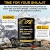 Gommes de Shilajit 3000mg pour hommes et femmes, Shilajit Gummies, 60 gommes