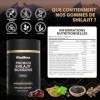 WindBoss Shilajit Pur de l’Himalaya – Gommes Véganes | 60 Gommes Individuellement Emballées |Faciles à Emporter