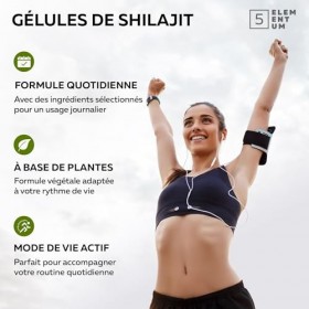 Shilajit Pur Himalaya – 30 Gélules 1000 mg avec 71% d’Acide Fulvique | Mumijo d’Origine Naturelle avec Ashwagandha | Compléme...