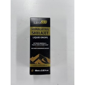 Shilajit Drops Complément alimentaire pur naturel de lHimalaya avec 85 + oligo-minéraux et acides humiques acides humiques H