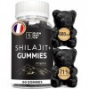 Shilajit Gummies – 60 Gommes Shilajit Pure Himalaya Sans Sucre, Vegan & Naturelles – 71 % Acide Fulvique – 300 mg par Portion...