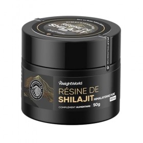 Resine de Shilajit Himalaya Vegan 50g avec 87% dAcide Fulvique, sans OGM, sans Gluten, 800 mg par Portion, Alternative au Sh