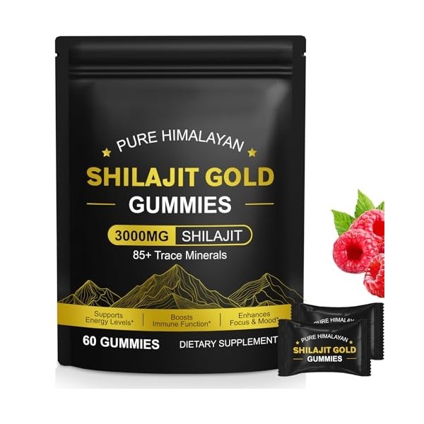 Gummies Shilajit pour hommes