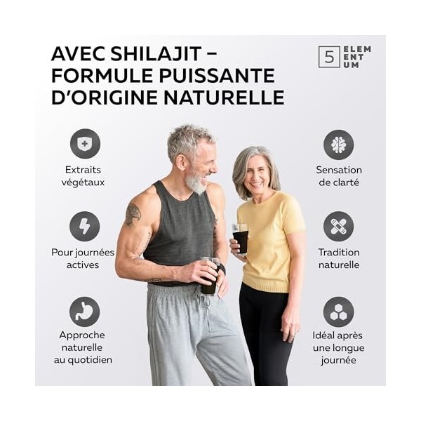 Shilajit Original Himalaya – 90 g 30 g x 3 – 180 jours dapprovisionnement – Shilajit pur Premium hautement dosé à partir d Sh...