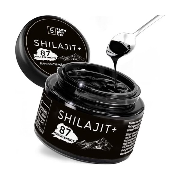 Shilajit Original Himalaya – 90 g 30 g x 3 – 180 jours dapprovisionnement – Shilajit pur Premium hautement dosé à partir d Sh...