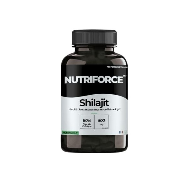 Capsules de Shilajit de lHimalaya – 60 capsules – 500 mg