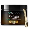 Shilajit D’EXCEPTION Nhaō 50g – RÉSINE ARTISANALE GRADE OR – FILTRATION 40 JOURS – HAUTE CONCENTRATION EN ACIDE FULVIQUE +75