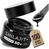 5 elementum Shilajit Pure Himalaya 50 g + 4 g Offert – Résine Originale avec 82 % d’Acide Fulvique et 87 Minéraux | Naturelle...