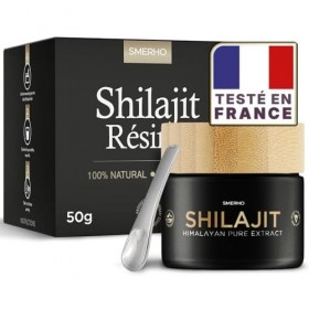 SHILAJIT PURE en Résine - EXTRA Concentré | Shilajit Himalaya Bio de Qualité Française | Action COMPLÈTE - 100% Pur, Puissant