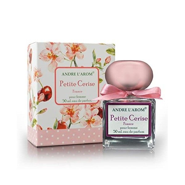 ANDRE LAROM Eau de parfum pour femme 75 ml - Fabriqué en France - Produit de Grasse KISS ME & GO [floral, fruité] 