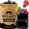 Shilajit Gummies Pure Himalaya – 60 Gommes Naturelles avec Miel de Manuka – 1600 mg par Jour – Sans Sucre, Vegan – Shilajite 
