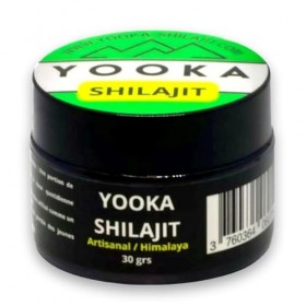 YOOKA Shilajit RESINE 30G naturelle ARTISANALE OR pure. 70% ACIDE FULVIQUE, test en laboratoire garantissant +85 minéraux, 12