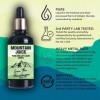 Gouttes liquides Shilajit pur 30 ml Teinture de voyage. Jus de montagne puissant et puissant, résine minérale ayurvédique nat