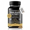 SCHWARZESGOLD® Shilajit Capsules dorigine hautement dosées – Extrait 10:1 – 83 % dacide fulvique | Mise en bouteille et tes