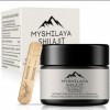 Myshilaya Shilajit -75% Acide Fulvique - Résine de Shilajit de l’Himalaya 30g - Qualité Or avec Doseur en Bois - Naturel Rich