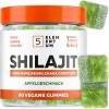 Gommes Shilajit Fraise – 2200 mg – Avec Lion’s Mane, Reishi, Chaga, Cordyceps – 90 pièces Shilajit