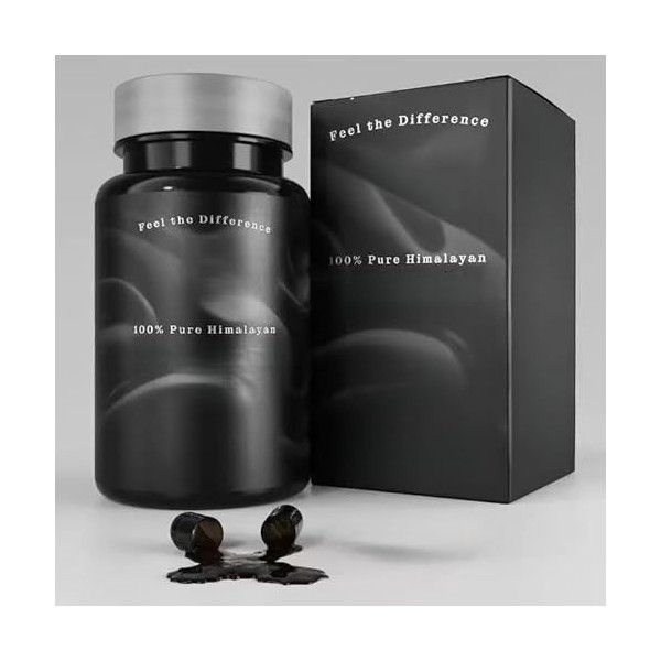 Acide fulvique pur et naturel de lHimalaya, soutient lénergie et la vitalité