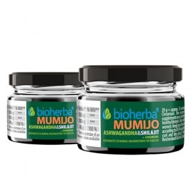 2 Shilajit Résine 20 g avec Ashwagandha & Chrome – Extrait végétal concentré par BIOHERBA | Formule naturelle pour le quotidi...