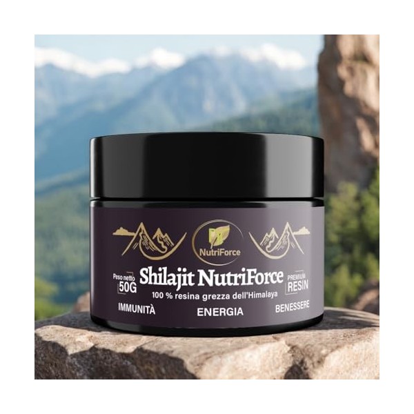 Résine de Shilajit de lHimalaya – Le seul vrai Shilajit en Italie