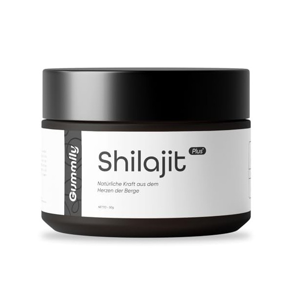 Himalayan Shilajit - Résine de qualité supérieure Salajeet, Mumijo, Mumla - 50 g - 50 portions - Résine minérale naturelle 