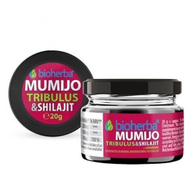 Shilajit Résine 20 g par BIOHERBA – Complément naturel avec Tribulus & Chrome | Extrait végétal concentré | Pour mode de vie 