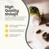 Cupplement – Shilajit 60 capsules – 5% dextrait de résine – Qualité supérieure 500 mg par capsule