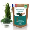 DETOX ORGANICA - Spiruline Poudre Bio - 250g de Poudre Naturelle - Riche en Protéines, Antioxydants, Fer et Phycocyanine - 10...