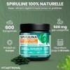 Spiruline 600 Comprimés, 500mg, 10 Mois de Cure, Spirulina Platensis Pure, Riche en Protéines Végétales Fer Vitamines, Sans O
