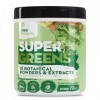 New Nature Super Greens Poudre 250g - Mélange de 15 superaliments - Vegan, Sans Sucre, Sans Additifs - 50 Portions - Fabriqué