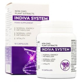 Indiva System Supplément Alimentaire Brûleur de Graisse Puissant, Contrôle dappétit, pour Homme et Femme, Avec Spiruline et 