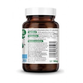 GAYELORD HAUSER – Spiruline BIO – Riche en Vitamine B12 – Immunité plus – Soutient les Défenses Naturelles – Cure de 30 Jours