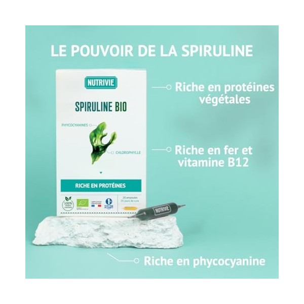 Ampoules Spiruline BIO