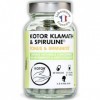 KOTOR SPIRULINE & KLAMATH 1400mg | Phycocyanine 120mg | Tonus, Immunité et Récupération | Duo de Super Aliment | Riche en nut