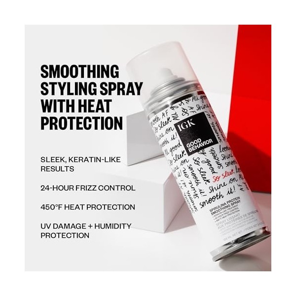 IGK Good Behavior Spray lissant à la spiruline protéinée