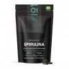 Spiruline Bio 2000mg – 300 Comprimés Véganes – Pressée à Froid Sans Additifs – Pochette Refermable et Recyclable – par Alpha0