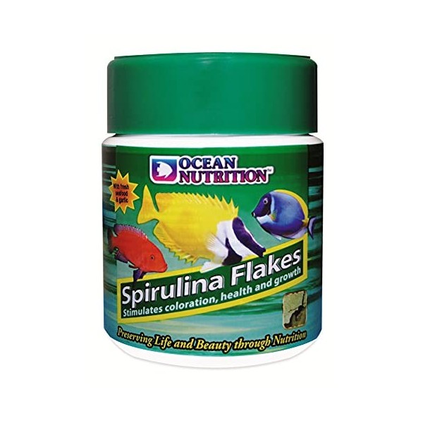 Spirulina Flocons pour Poisson, 70 g Spiruline