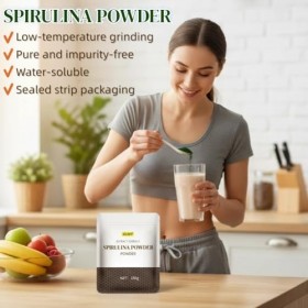 Poudre de Spiruline Bleue Pure,Spiruline Bleue BIO,Spiruline Bleue,Extrait Pur de Phycocyanine,Colorant Alimentaire Bleu Natu