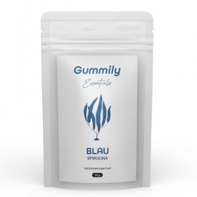 Gummily Poudre de spiruline bleue - Contient 15 % de protéines végétales - Algue spiruline - Testé en laboratoire