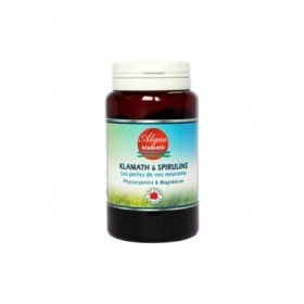 Klamath et Spiruline les perles de vos neurones phycocyanine et magnésium 60 gélules ALGAE Vecteur Energy