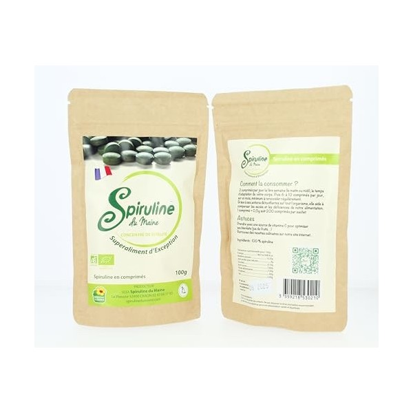 Spiruline Bio en comprimés