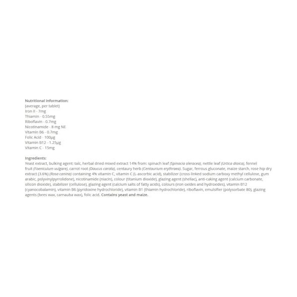 SalusFloralIron Lot de 84 comprimés végétaliens, sans gluten, sous blister, 6 paquets, 504 comprimés au total