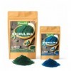 Biomatea Lot de poudre dalgues | 30 g de spiruline bleue + 100 g de spiruline verte | Super aliment phycocyanine soluble dan