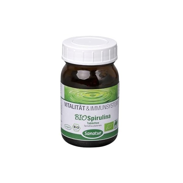 Sanatur Spiruline Bio - 100 comprimés - 40 g 1 
