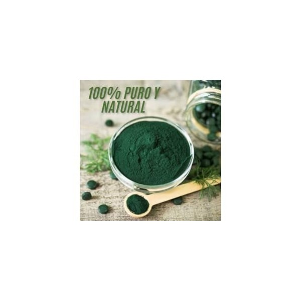 Spiruline en poudre bio 150 g INKANAT - Algue spiruline pure, protéine végétalienne, rassasiante - Contrôle de lappétit.