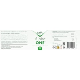 AlphaONE | Algue AFA Klamath 100% Pure | Vitalité, Humeur, Détox | Bioactive Dehydration® | SynerJ Health 90 gélules 
