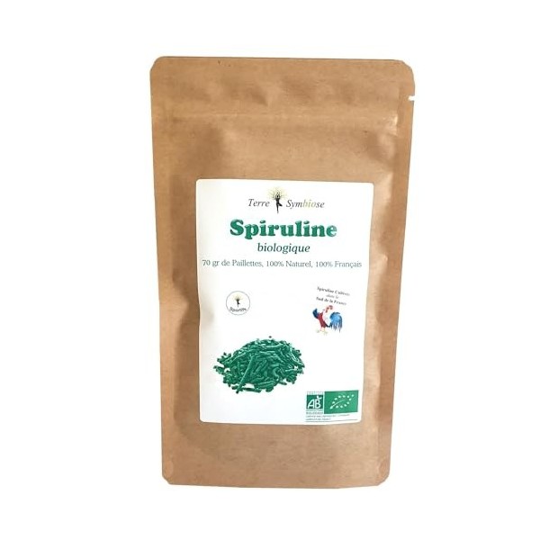 Spiruline Paillettes Française Bio - 70gr