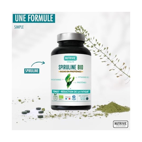 Spiruline BIO - 200 comprimés