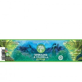 Spiruline & Chlorella Poudre – 100 g