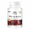 Mix de Baies - avec concorde, mures, sureau, framboise, myrtille, cassis, groseille rouge, canneberge et spiruline - 120 gélu