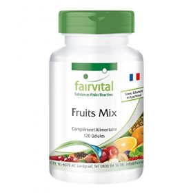 Fairvital | Fruit Mix VEGAN - Fortement dosé - 120 capsules - poudre de fruit naturel